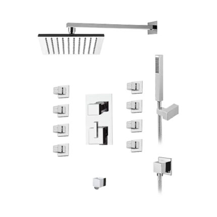 Kit interno de duche com jactos