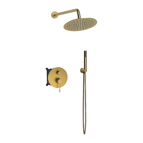 Tree Kit de duche Brushed Gold
