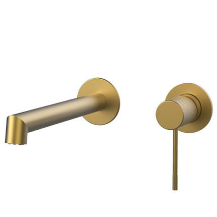 Tree Lavatório Parede Brushed Gold