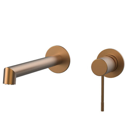 Tree Lavatório Parede Rose Gold