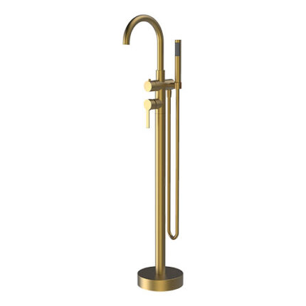 Tree Pavimento Banheira Brushed Gold