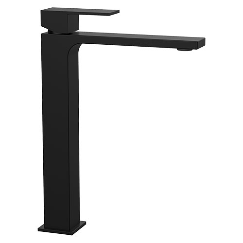 Cubik Lavatorio Cano Alto Black Matt