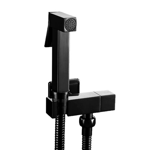 Square - Chuveiro Higiénico Preto Mate